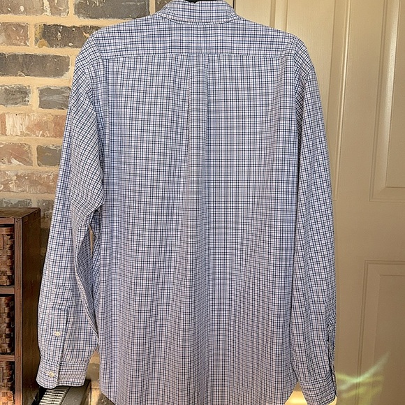 Ralph Lauren Blue Label Classic Fit Plaid Check Oxford Button Down Shirt Preppy - Picture 3 of 10
